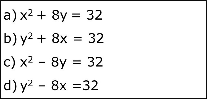 If (0,4) and (0,2) are respectively the vertex and focus of a parabola, then its equation is